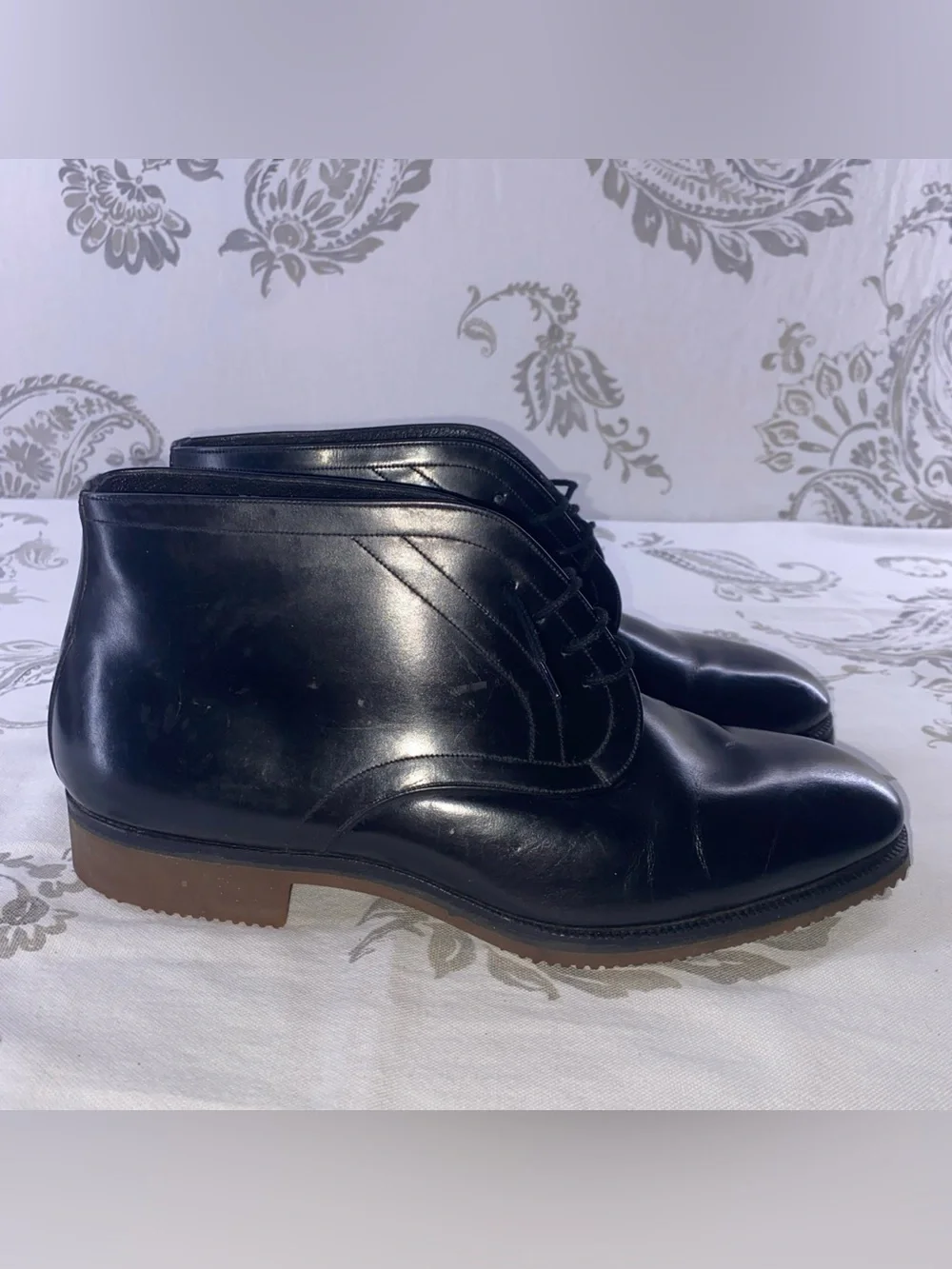 Vintage Dress Chukka Shearing Lined Size 10 Made In Italy